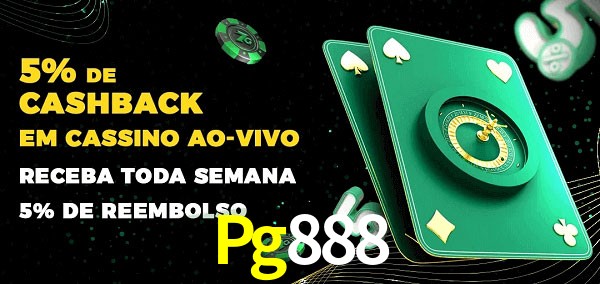 Promoções do cassino ao Vivo Pg888